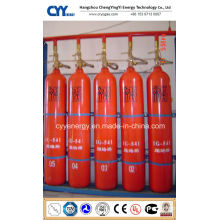 Cylindre de gaz anti-incendie en acier à haute pression à CO2 à haute pression avec différentes capacités